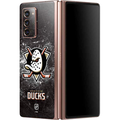 NHL Anaheim Ducks Iced Galaxy Z Fold2 5G Skin