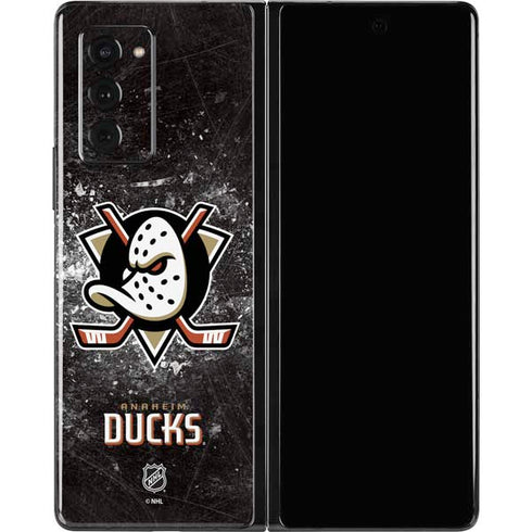 NHL Anaheim Ducks Iced Galaxy Z Fold2 5G Skin