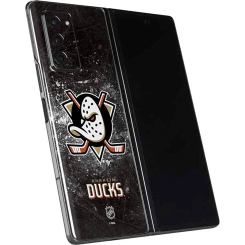 NHL Anaheim Ducks Iced Galaxy Z Fold2 5G Skin