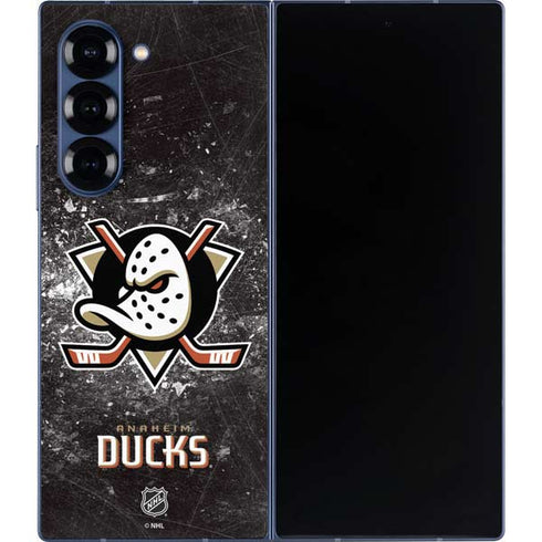 NHL Anaheim Ducks Iced Galaxy Z Fold6 Skin