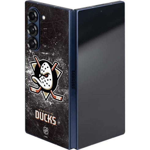 NHL Anaheim Ducks Iced Galaxy Z Fold6 Skin