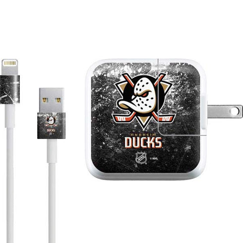 NHL Anaheim Ducks Iced iPad Charger (10W USB) Skin