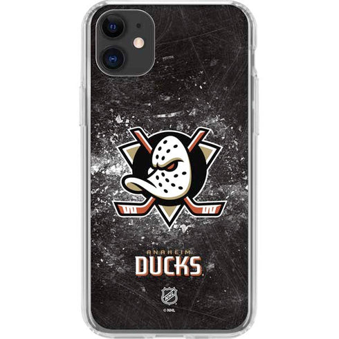 NHL Anaheim Ducks Iced iPhone 11 Clear Case