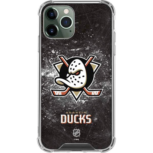 NHL Anaheim Ducks Iced iPhone 11 Pro Max Clear Case