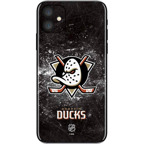 NHL Anaheim Ducks Iced iPhone 11 Skin