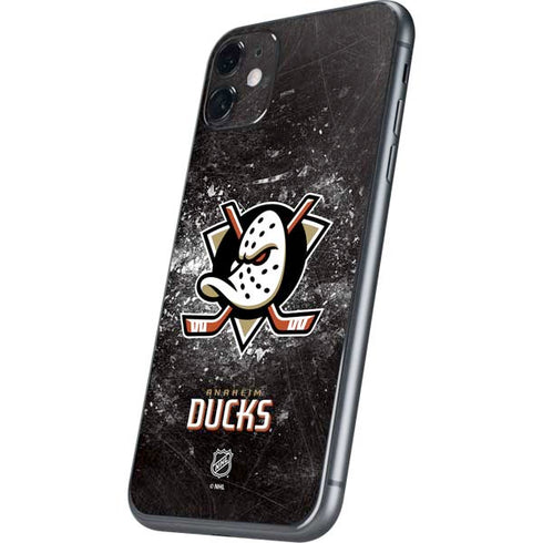 NHL Anaheim Ducks Iced iPhone 11 Skin