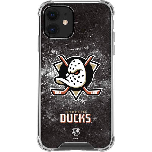 NHL Anaheim Ducks Iced iPhone 12 Clear Case