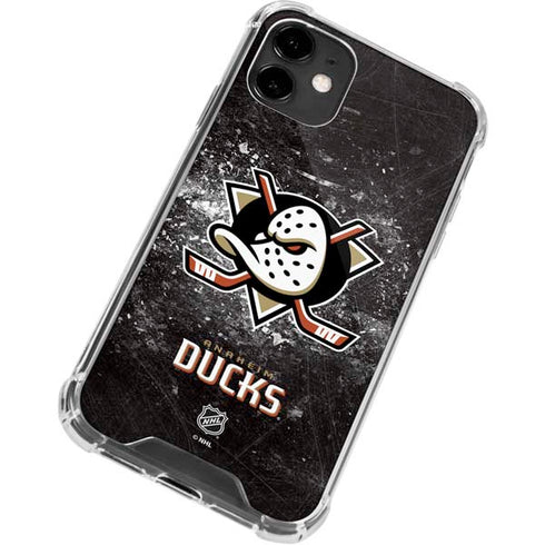 NHL Anaheim Ducks Iced iPhone 12 Mini Clear Case