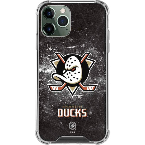 NHL Anaheim Ducks Iced iPhone 12 Pro Max Clear Case