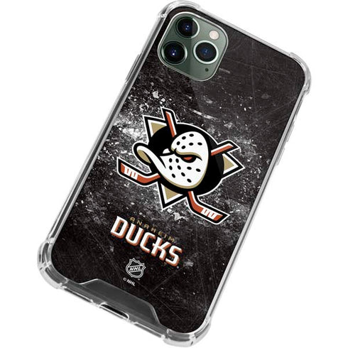 NHL Anaheim Ducks Iced iPhone 12 Pro Max Clear Case
