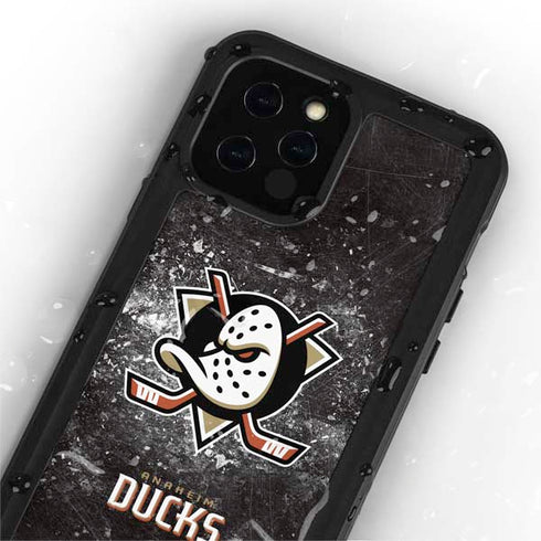 NHL Anaheim Ducks Iced iPhone 12 Pro Max Waterproof Case