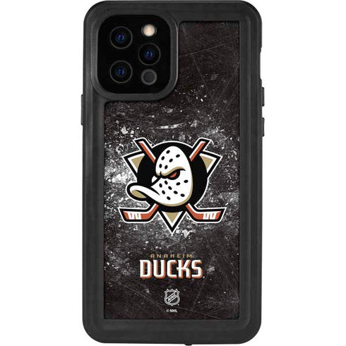 NHL Anaheim Ducks Iced iPhone 12 Pro Waterproof Case