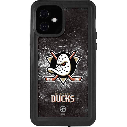 NHL Anaheim Ducks Iced iPhone 12 Waterproof Case