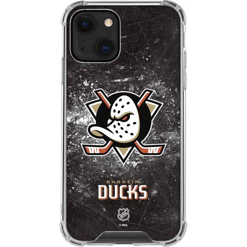 NHL Anaheim Ducks Iced iPhone 13 Clear Case