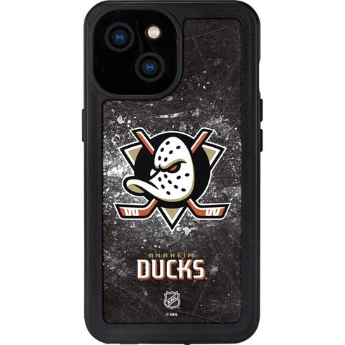 NHL Anaheim Ducks Iced iPhone 13 Mini Waterproof Case