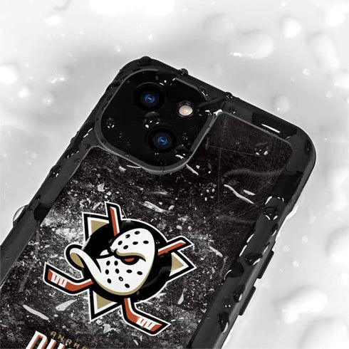 NHL Anaheim Ducks Iced iPhone 13 Mini Waterproof Case