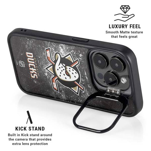 NHL Anaheim Ducks Iced iPhone 13 Pro Kickstand Case