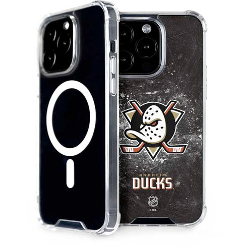 NHL Anaheim Ducks Iced iPhone 14 Pro MagSafe Case