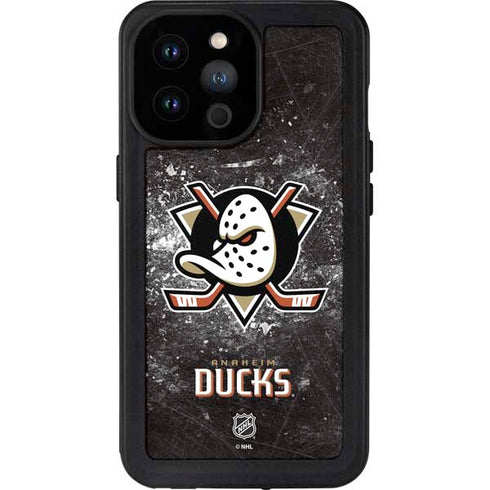 NHL Anaheim Ducks Iced iPhone 14 Pro Max Waterproof Case