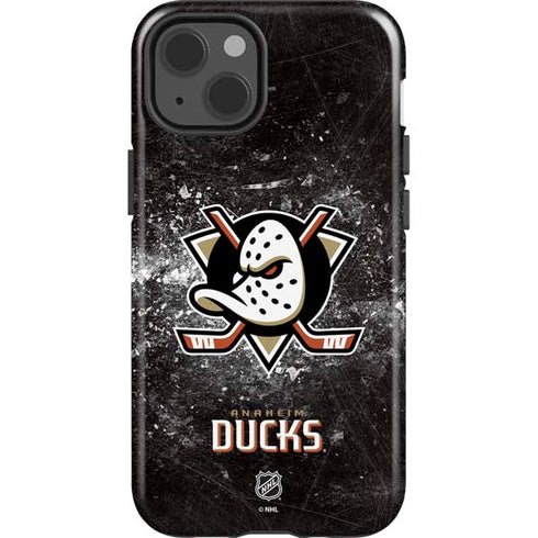 NHL Anaheim Ducks Iced iPhone 15 Plus Impact Case