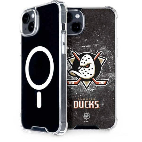 NHL Anaheim Ducks Iced iPhone 15 Plus MagSafe Case