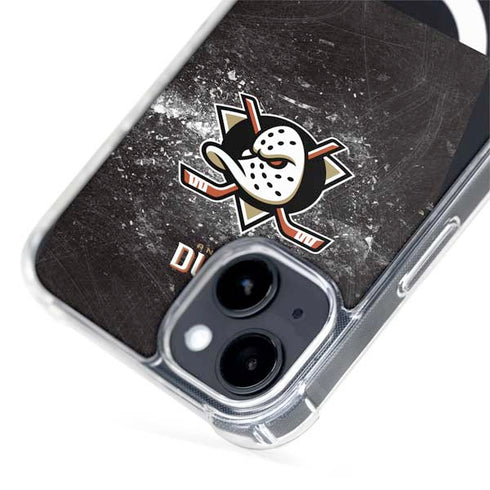 NHL Anaheim Ducks Iced iPhone 15 Plus MagSafe Case
