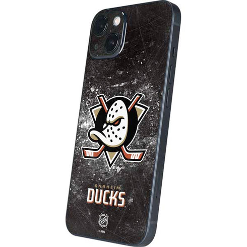 NHL Anaheim Ducks Iced iPhone 15 Plus Skin