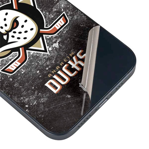 NHL Anaheim Ducks Iced iPhone 15 Plus Skin