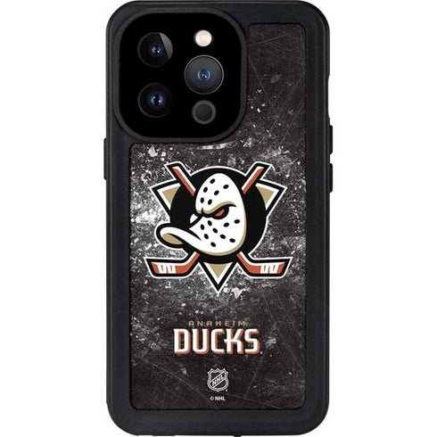 NHL Anaheim Ducks Iced iPhone 15 Pro Waterproof Case