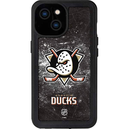 NHL Anaheim Ducks Iced iPhone 15 Waterproof Case