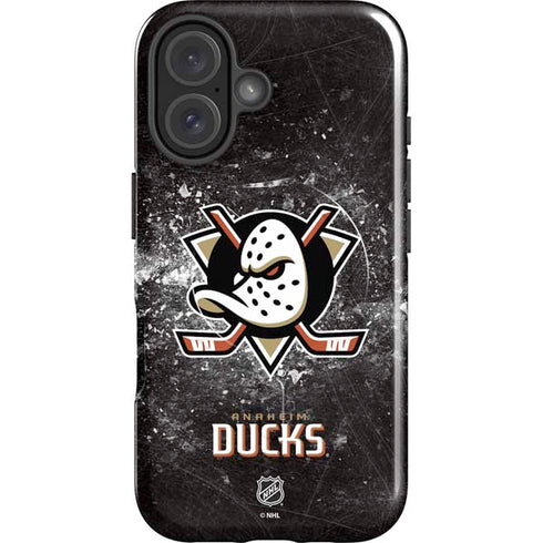 NHL Anaheim Ducks Iced iPhone 16 Magsafe Impact Case