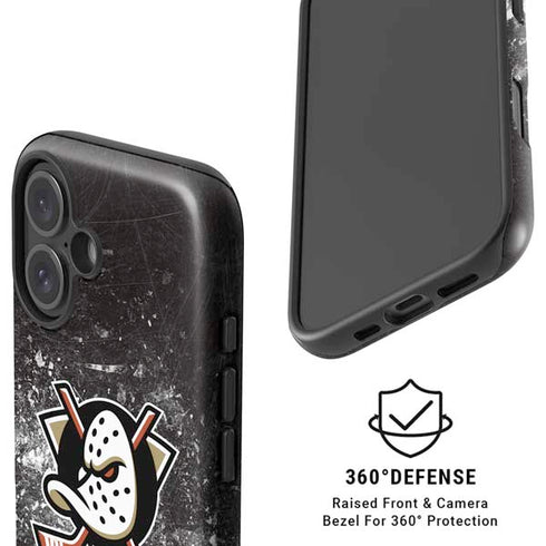 NHL Anaheim Ducks Iced iPhone 16 Magsafe Impact Case