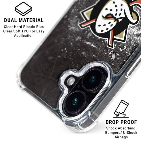 NHL Anaheim Ducks Iced iPhone 16 Plus MagSafe Case