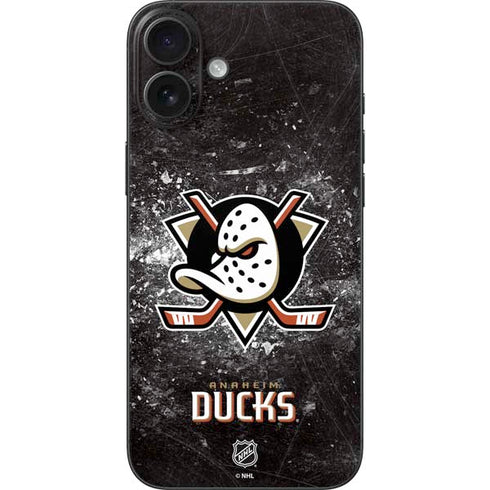 NHL Anaheim Ducks Iced iPhone 16 Plus Skin