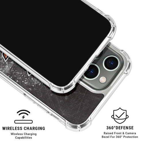 NHL Anaheim Ducks Iced iPhone 16 Pro Max Clear Case