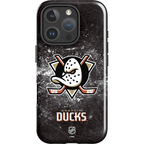 NHL Anaheim Ducks Iced iPhone 16 Pro Max Magsafe Impact Case
