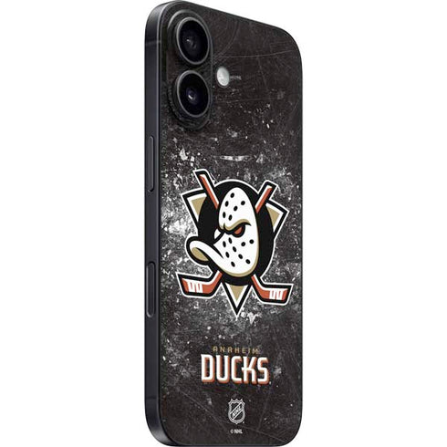 NHL Anaheim Ducks Iced iPhone 16 Skin