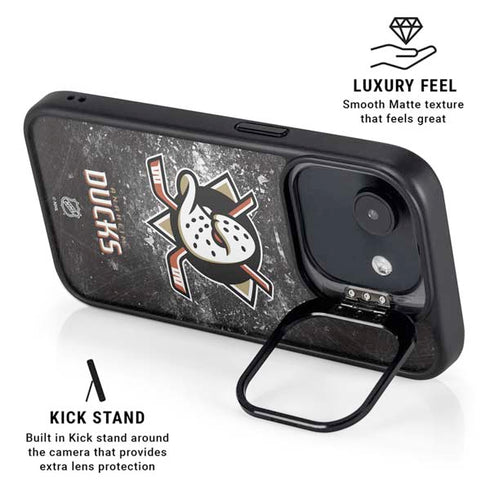NHL Anaheim Ducks Iced iPhone 16e Kickstand Case