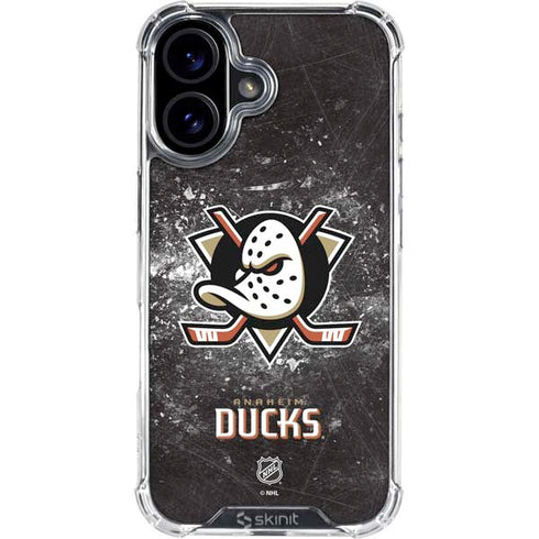NHL Anaheim Ducks Iced iPhone 17 Clear Case