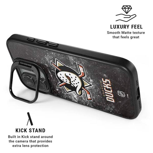 NHL Anaheim Ducks Iced iPhone 17 Kickstand Case