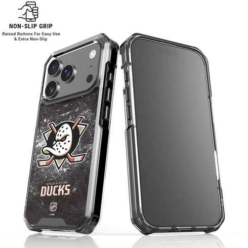 NHL Anaheim Ducks Iced iPhone 18 Pro Clear Case