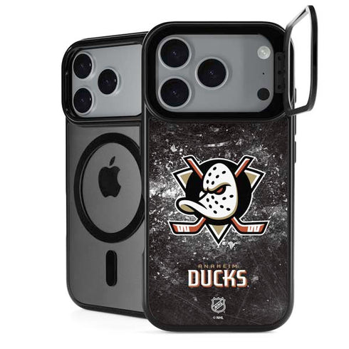 NHL Anaheim Ducks Iced iPhone 18 Pro Kickstand Case