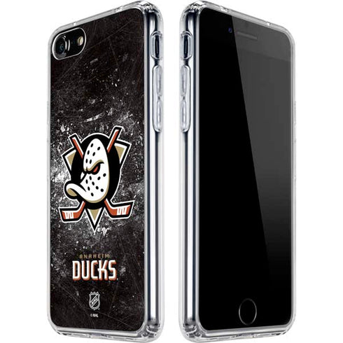 NHL Anaheim Ducks Iced iPhone SE (2nd & 3rd Gen) Clear Case