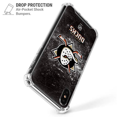 NHL Anaheim Ducks Iced iPhone XS Max Clear Case