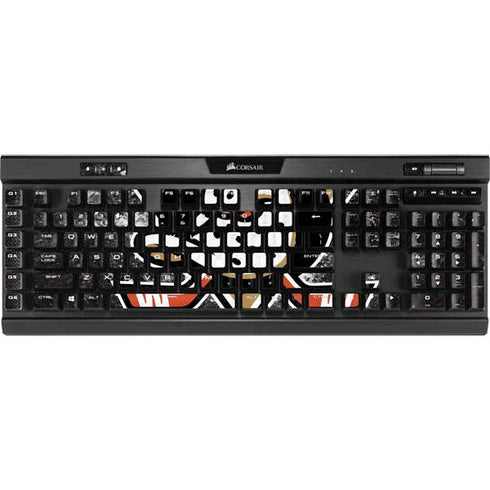 NHL Anaheim Ducks Iced K95 RGB PLATINUM Mechanical Gaming Keyboard Skin