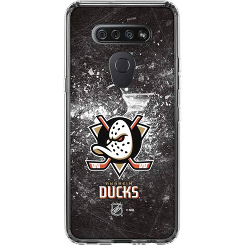 NHL Anaheim Ducks Iced LG K51/Q51 Clear Case