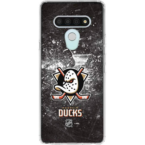 NHL Anaheim Ducks Iced LG Stylo 6 Clear Case