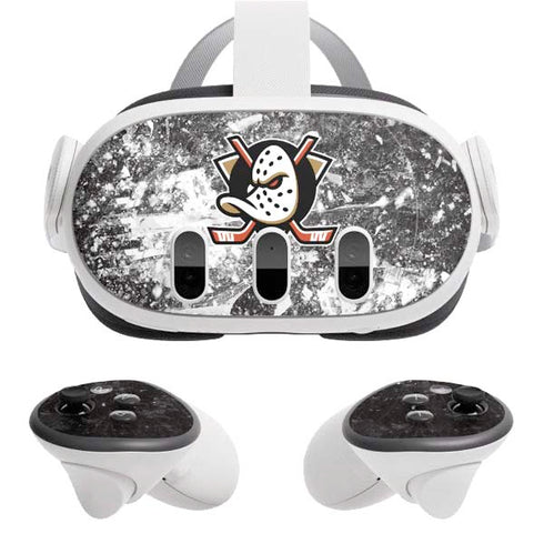 NHL Anaheim Ducks Iced Meta Quest 3 Skin