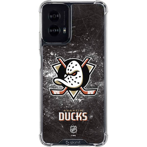 NHL Anaheim Ducks Iced Moto G Power 5G (2024) Clear Case
