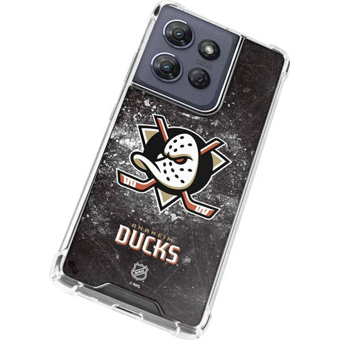 NHL Anaheim Ducks Iced Moto G Stylus 5G (2025) Clear Case